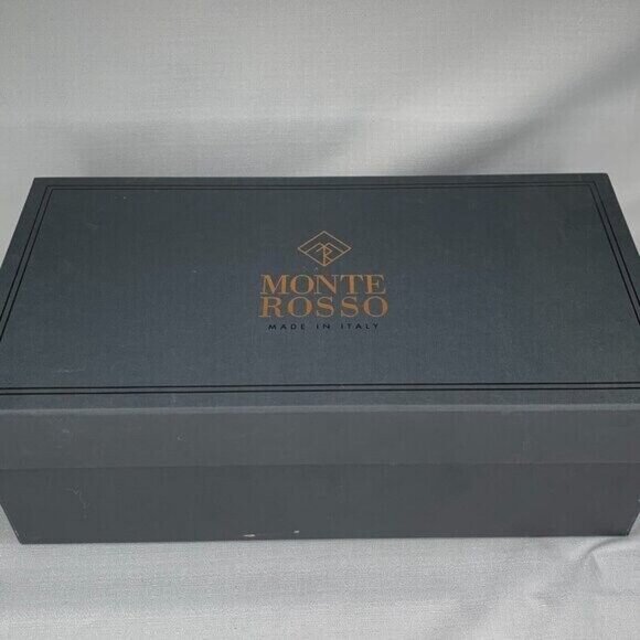 Monte Rosso Lazio Cap Toe Oxford Men in Black Size 7M Pre-owned main image 4